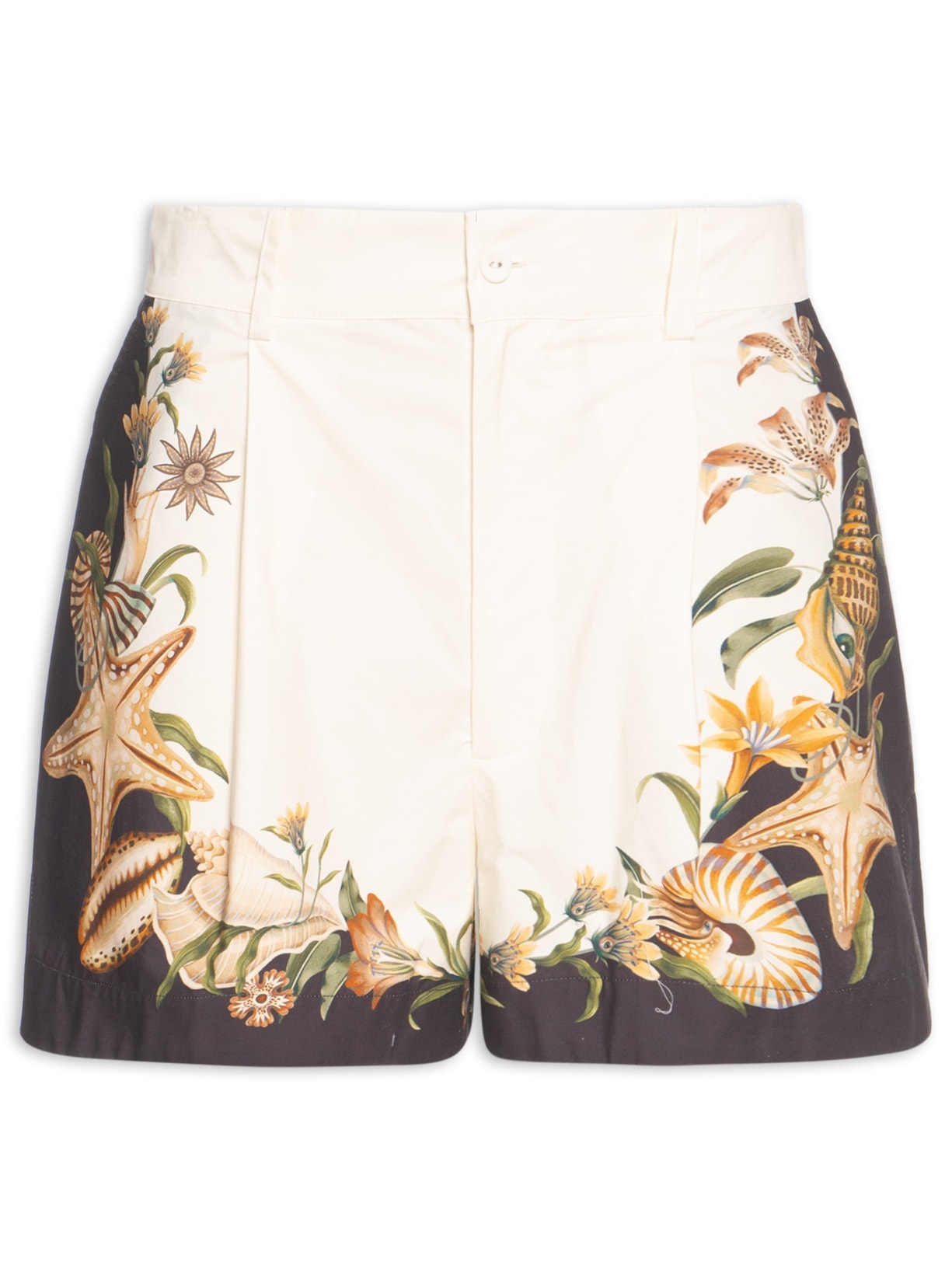 Short Feminino Concha Surreal - Branco