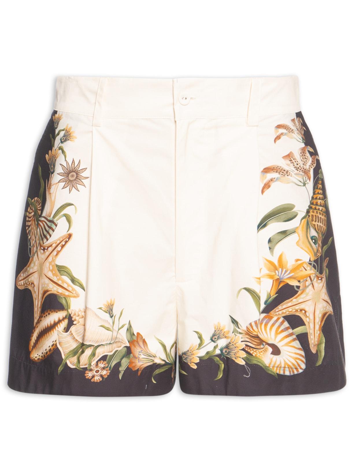 Short Feminino Concha Surreal - Branco