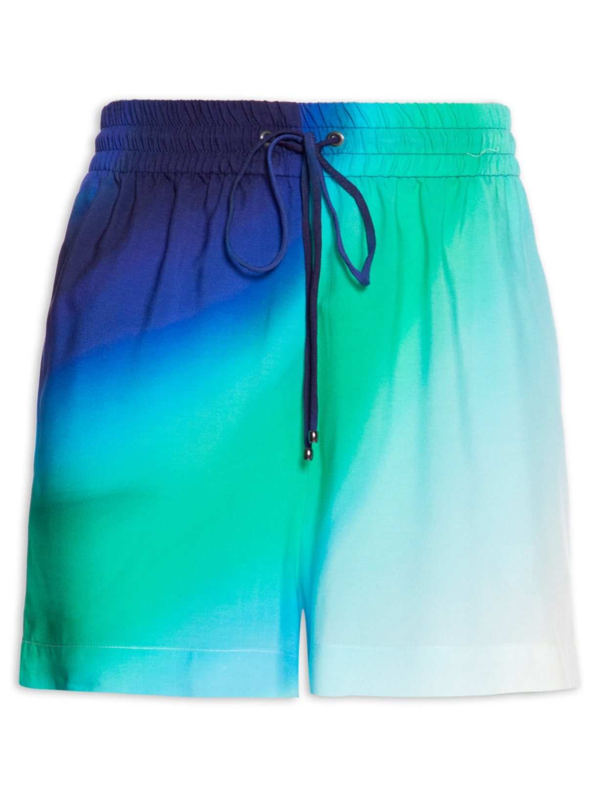 Short Feminino Cós Elástico - Azul