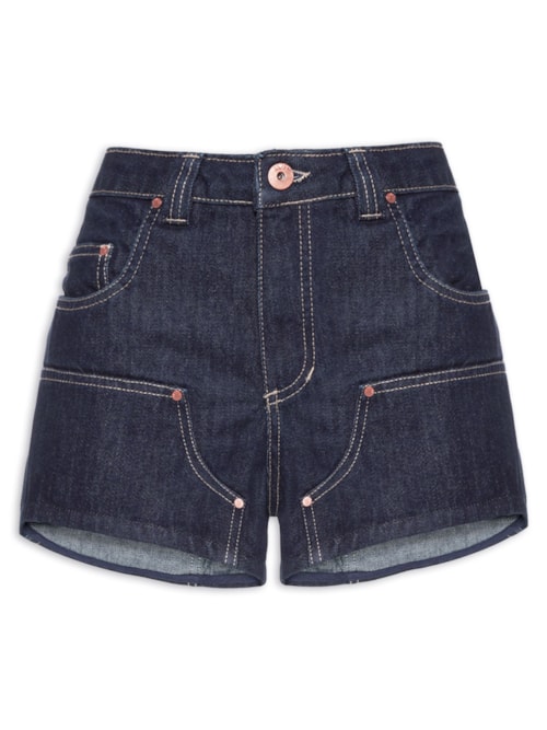 Short Feminino Dark Blue - Azul