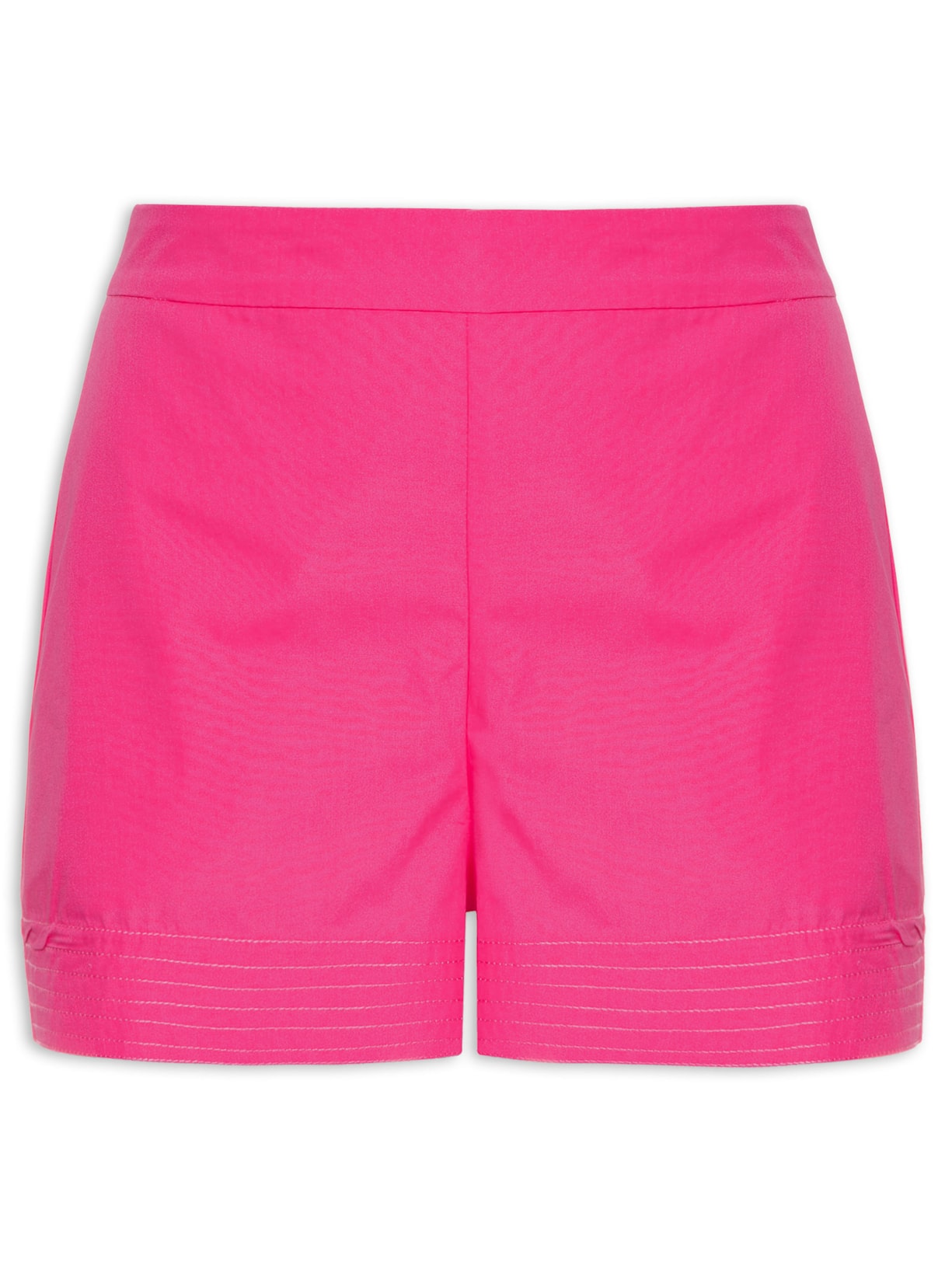 Short Feminino De Algodão Rosa Animale