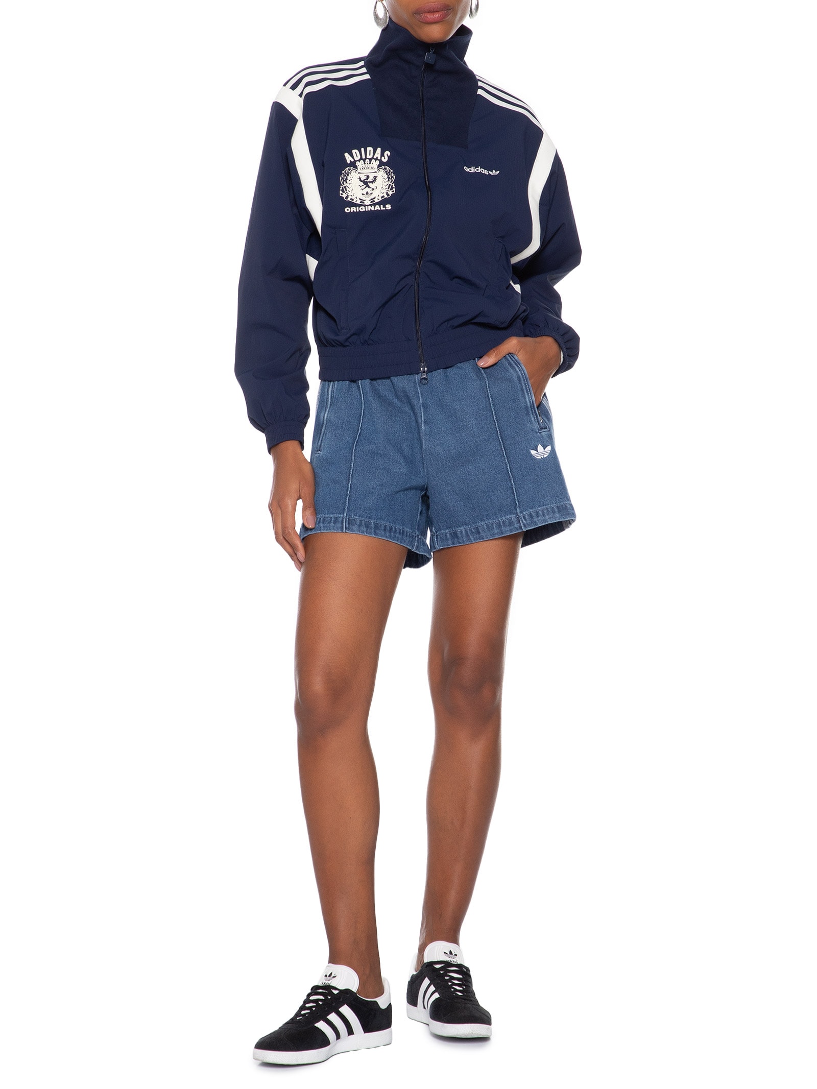 Adidas Originals - Short Feminino Denim - Azul