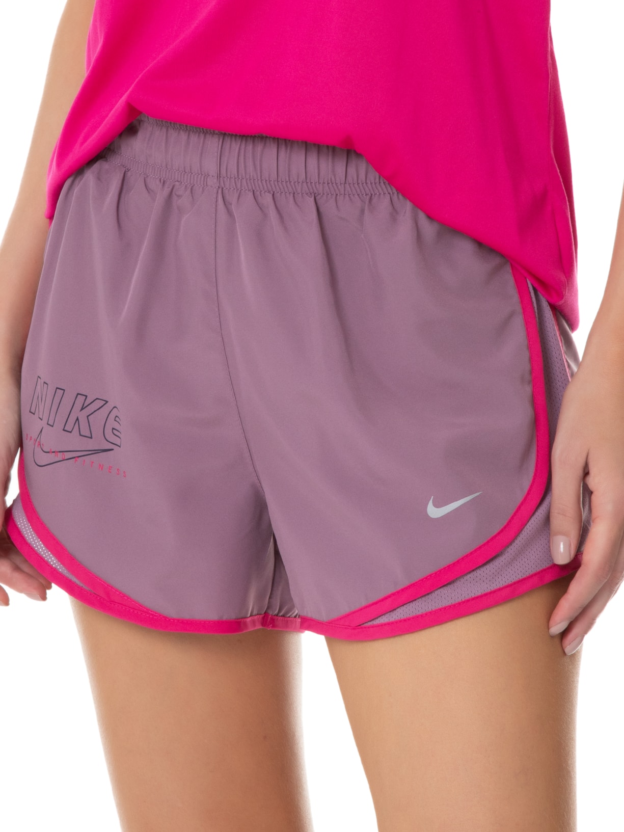 Short Feminino Df Tempo Grx Roxo Nike