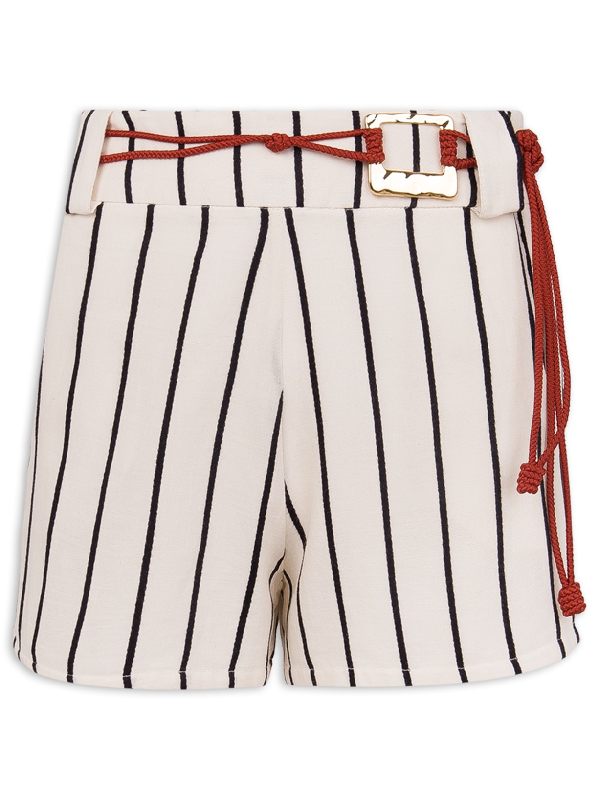 Short Feminino Dina Detalhe - Branco