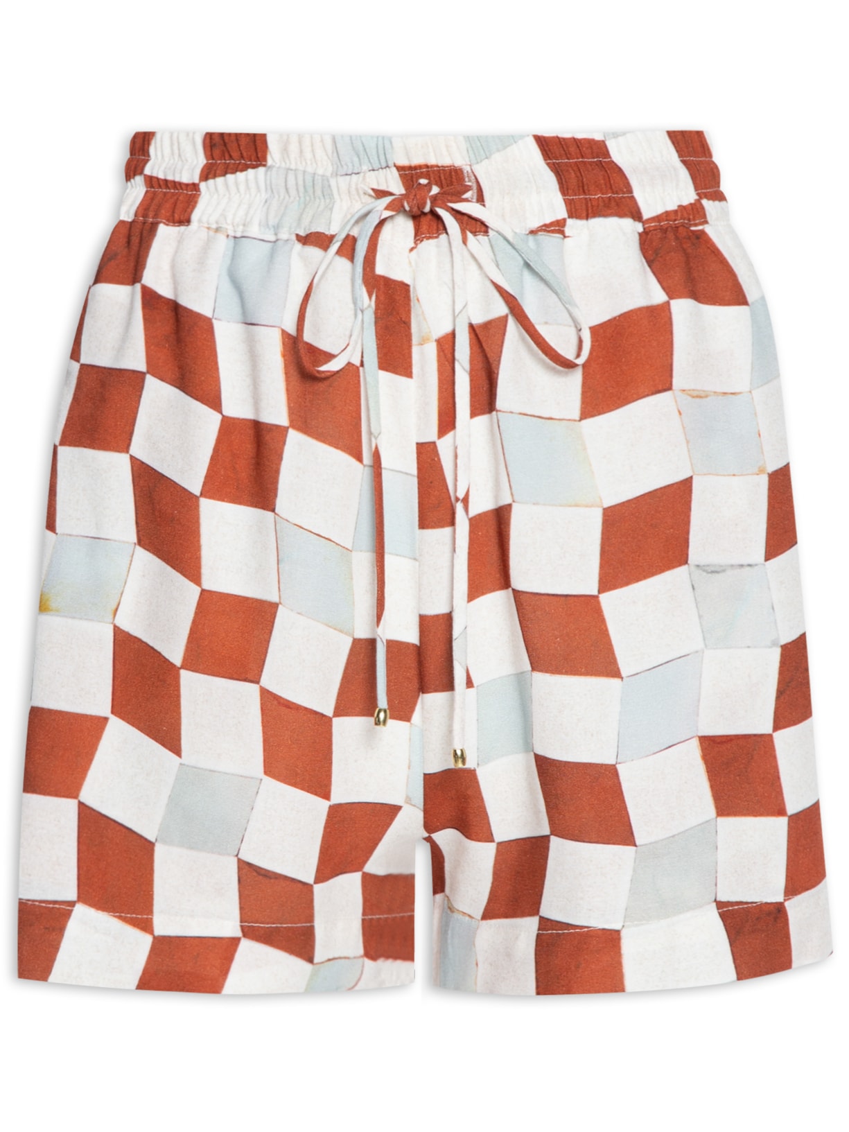 Short Feminino Elástico - Bege