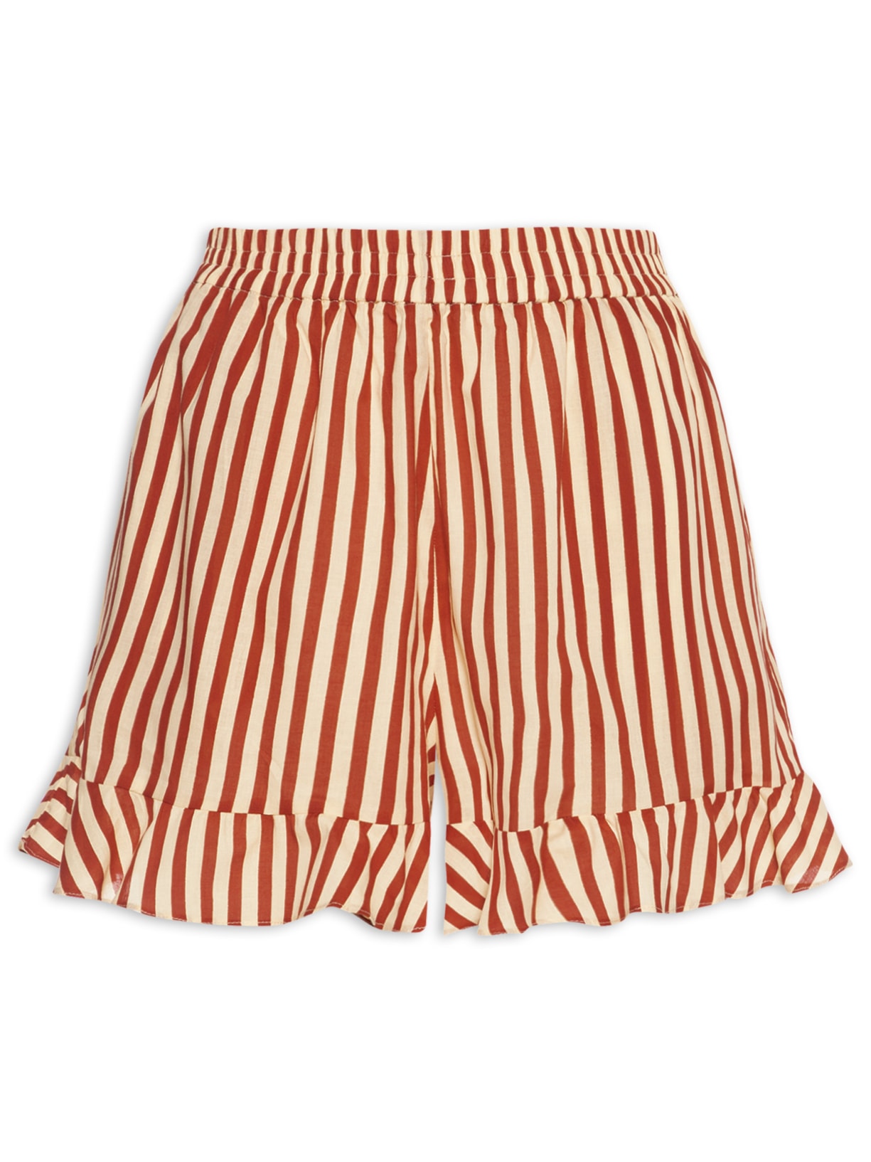 Short Feminino Estampa Listra – Vermelho