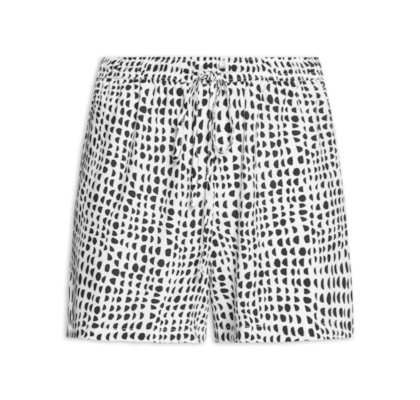 Short Feminino Estampado - Branco