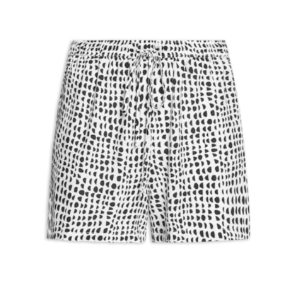 Short Feminino Estampado - Branco