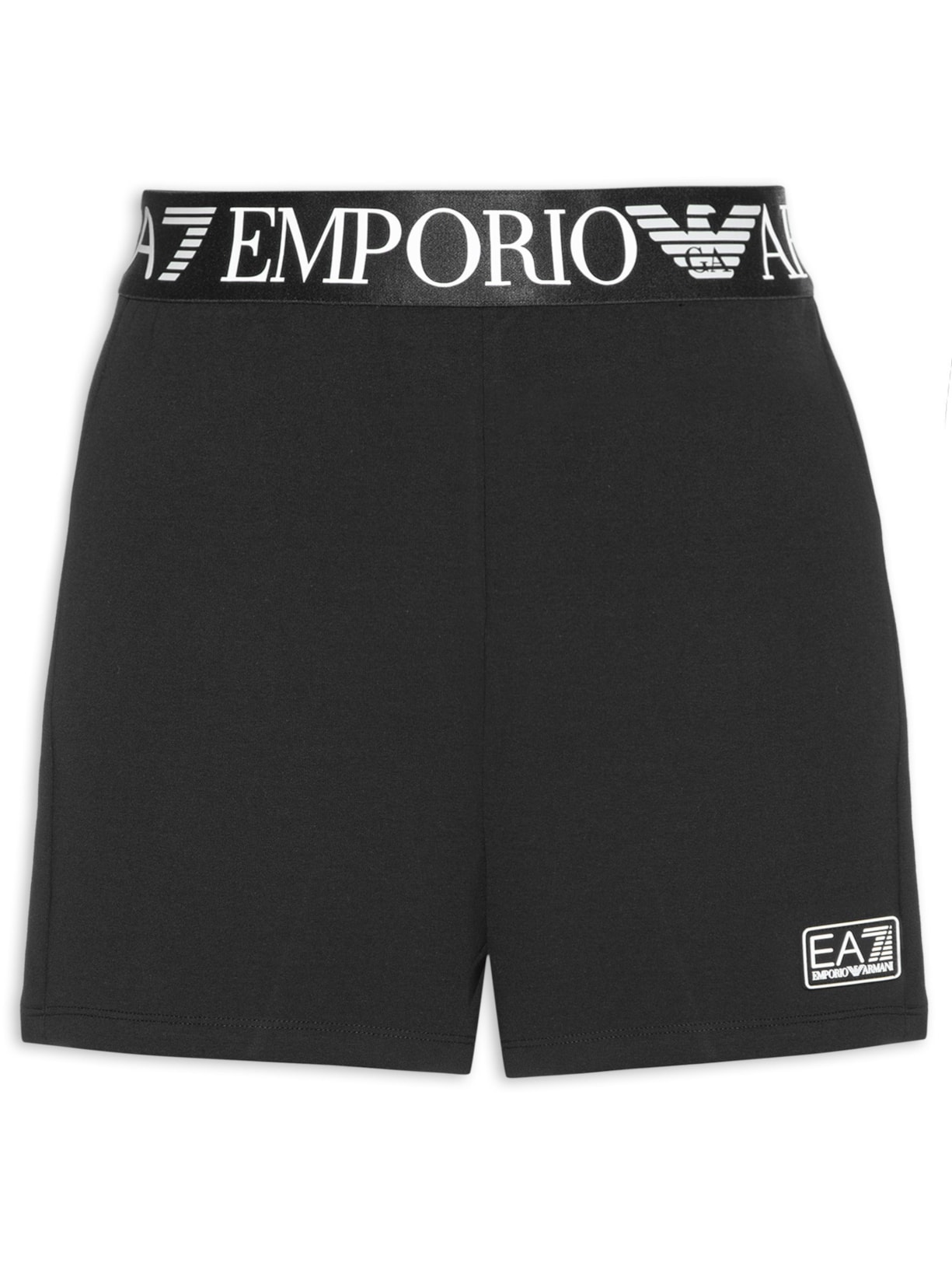 Short Feminino Estampado - Preto