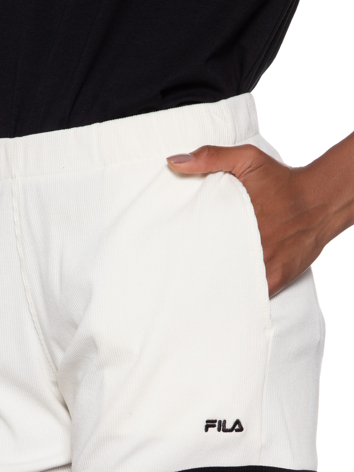 Short Feminino Fila Rib Branco Fila