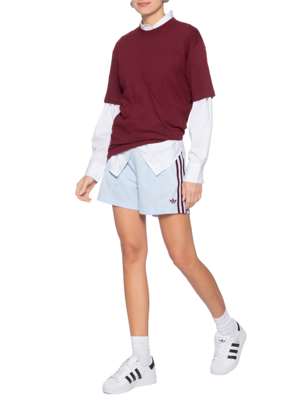 Short Feminino Firebird Azul Adidas Originals