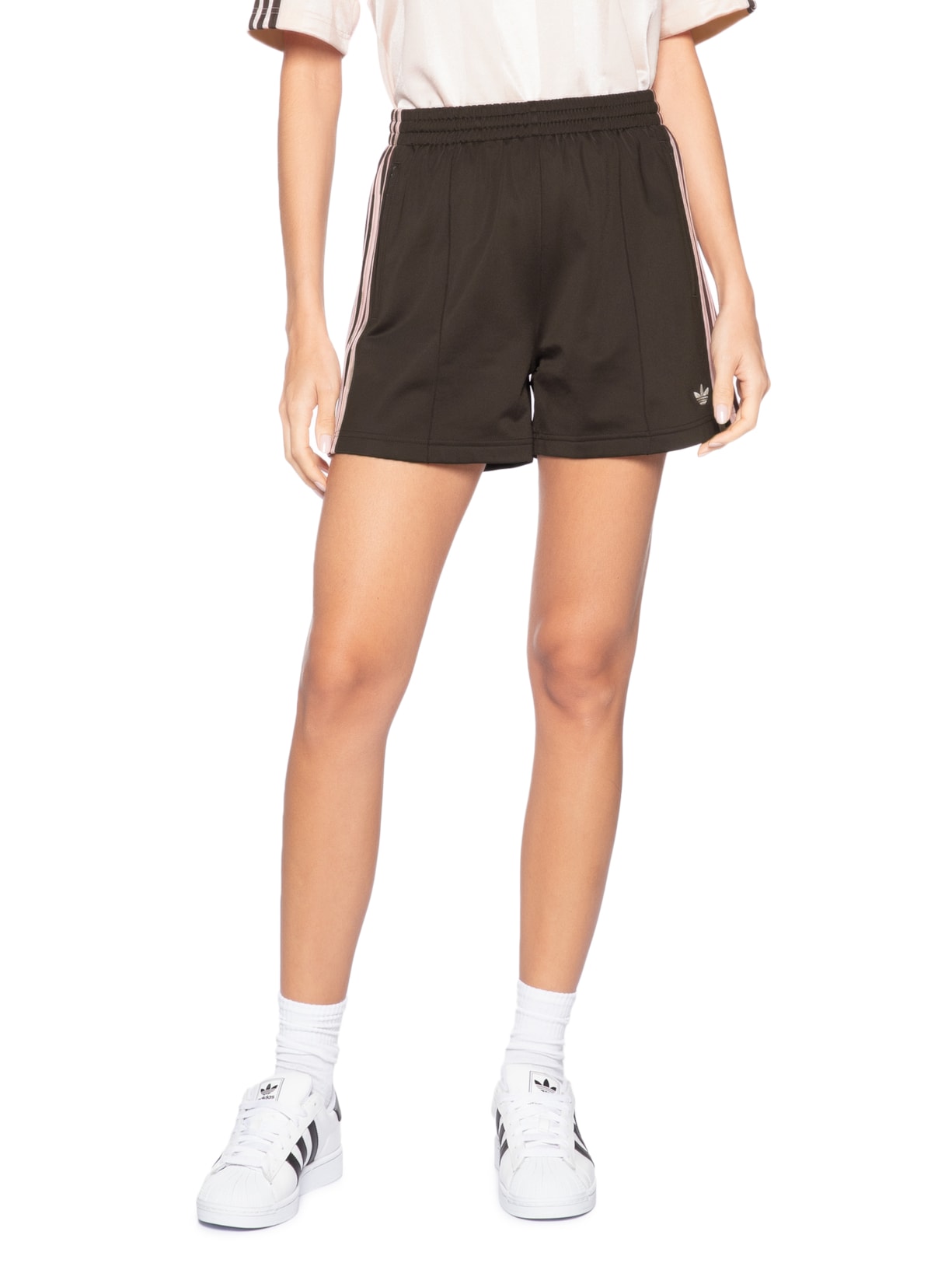 Short Feminino Firebird Marrom Adidas Originals