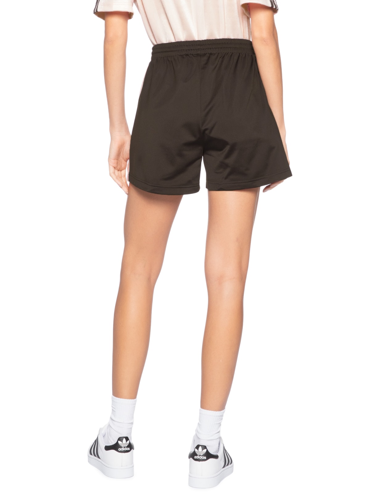 Short Feminino Firebird Marrom Adidas Originals