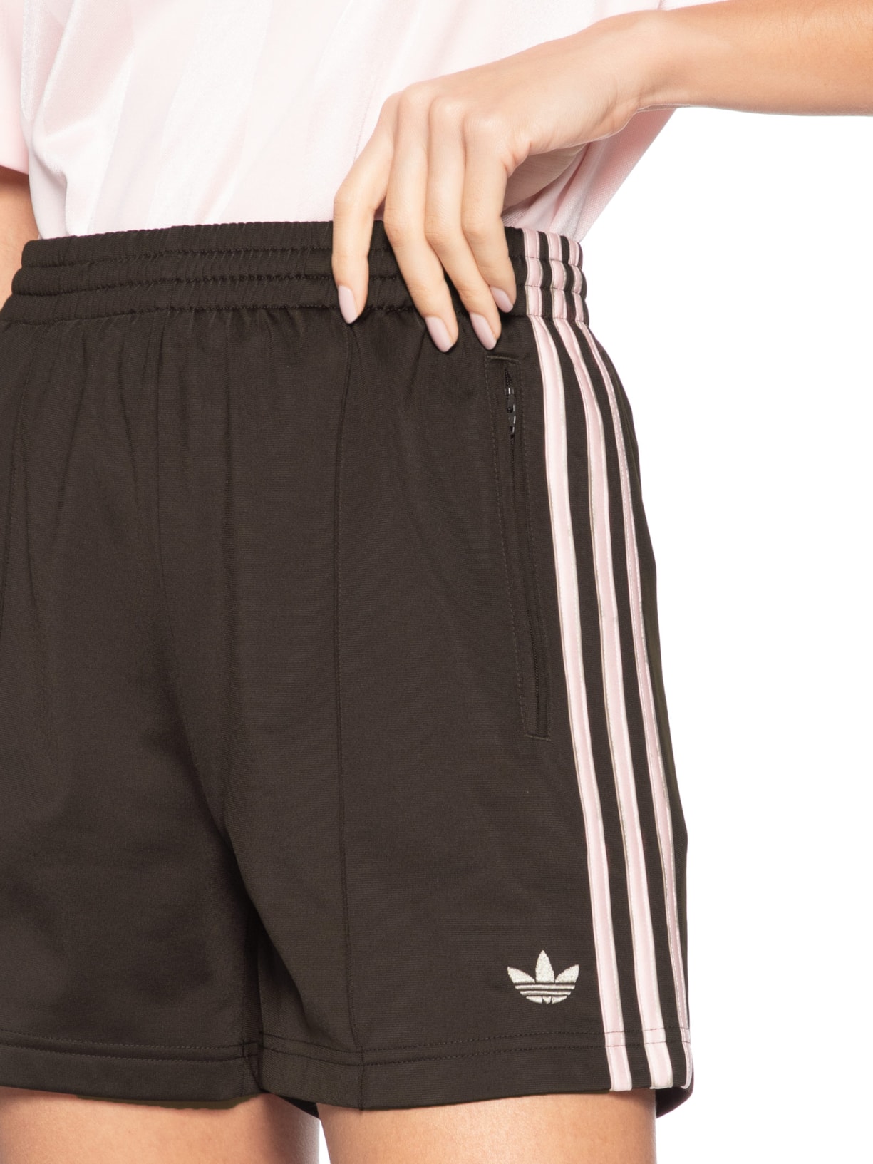 Short Feminino Firebird Marrom Adidas Originals