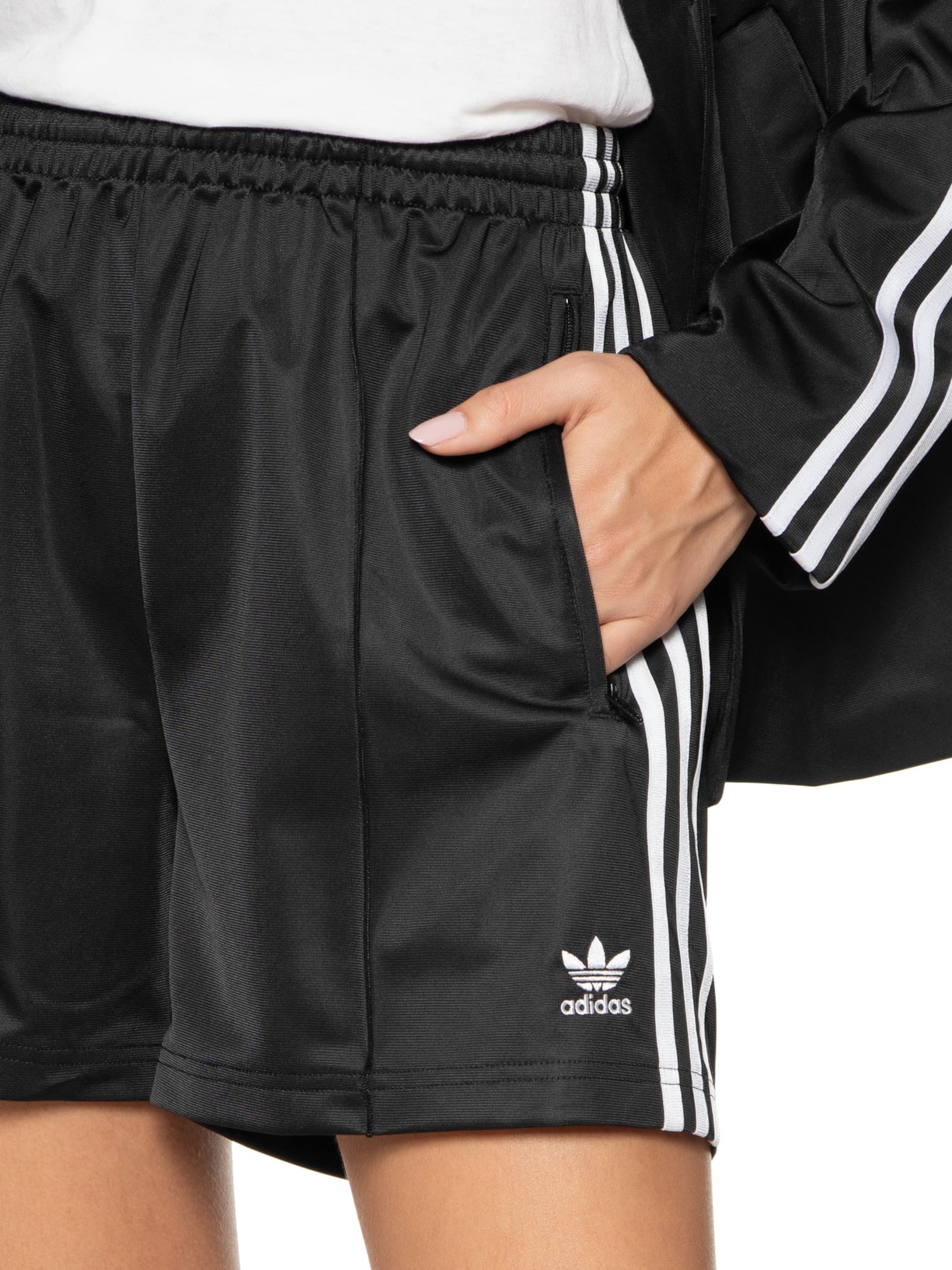 Short Feminino Firebird Adidas Originals Preto