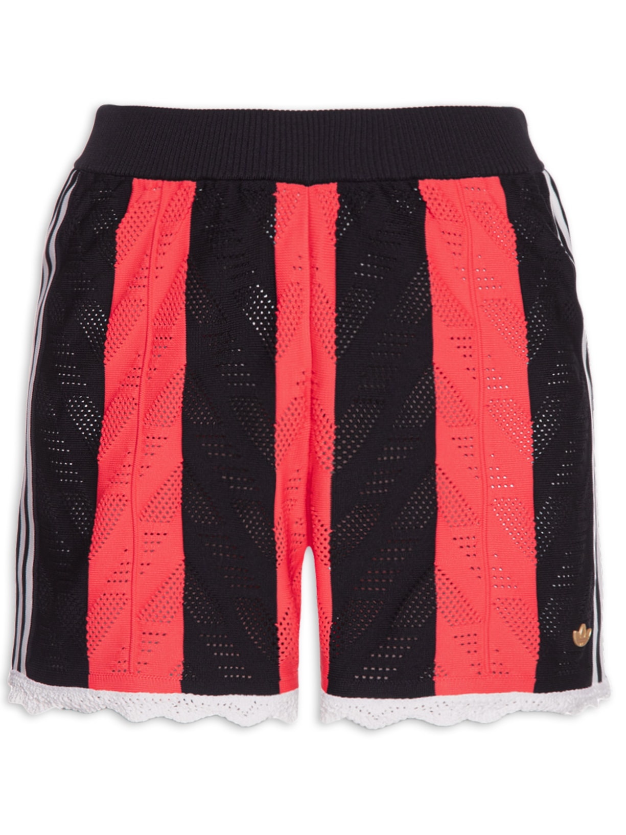Short Feminino Firebird Vermelho Adidas Originals