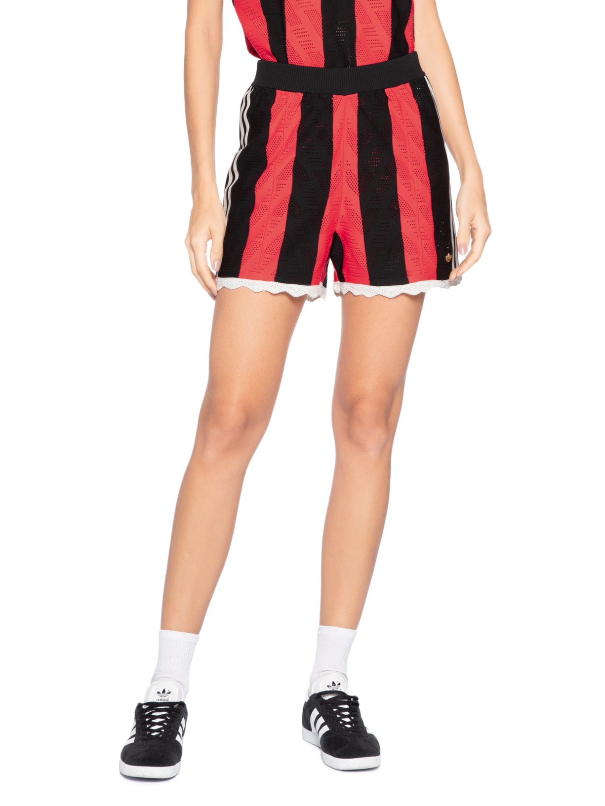 Short Feminino Firebird Vermelho Adidas Originals