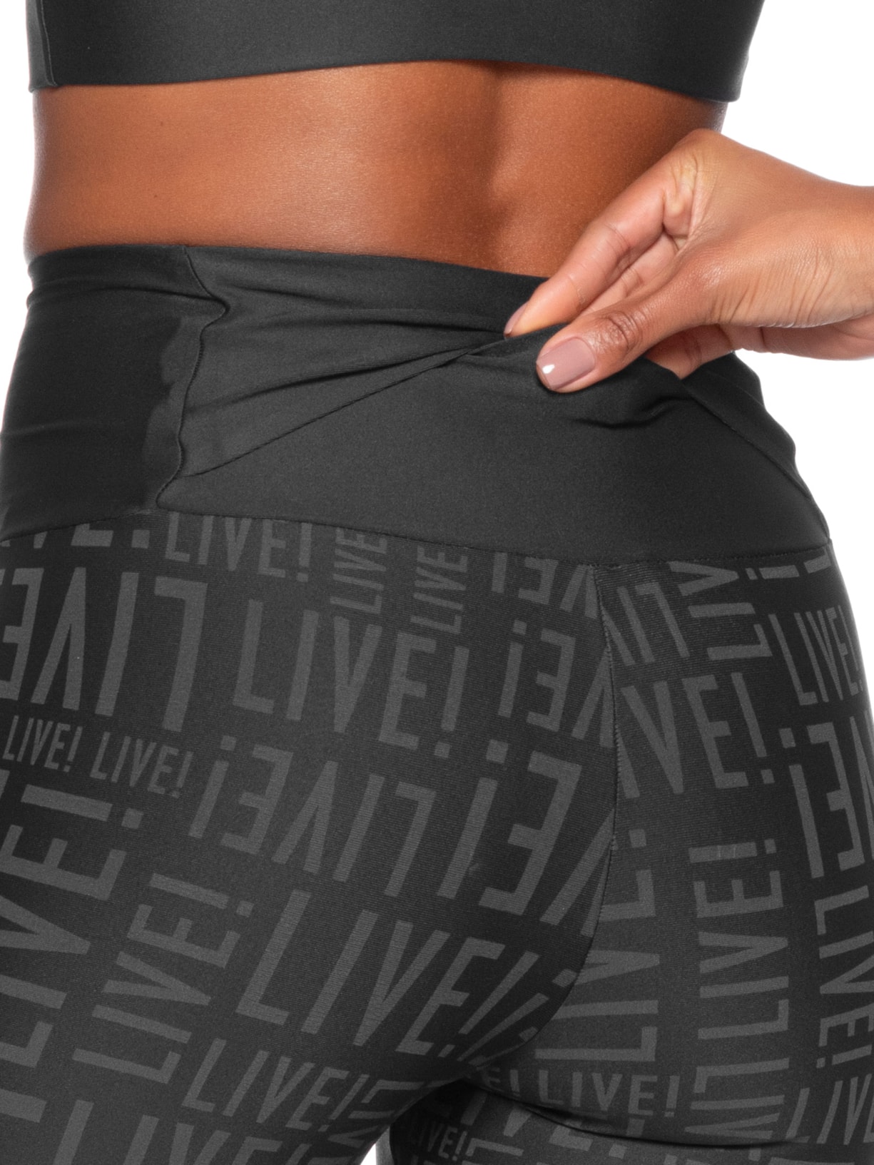 Short Feminino Fit Preto Live!
