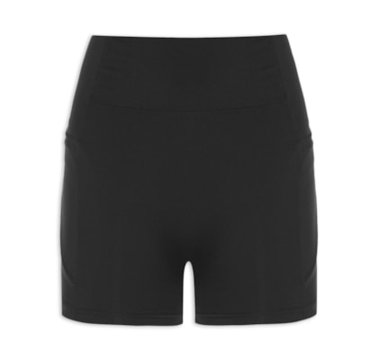 Short Feminino Fitness Com Bolso - Preto