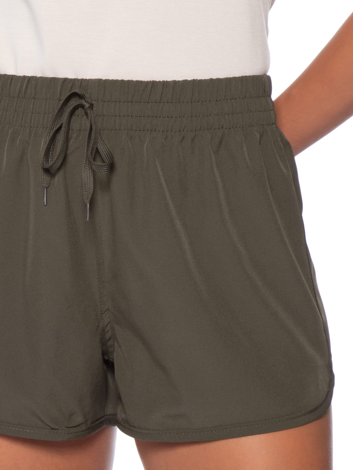 Short Feminino Fitness Corrida Verde Basiq