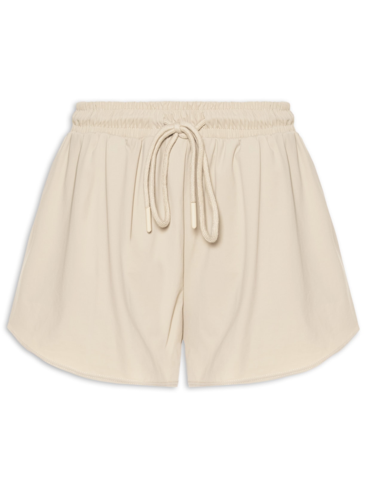 Short Feminino Fitness Solto - Bege