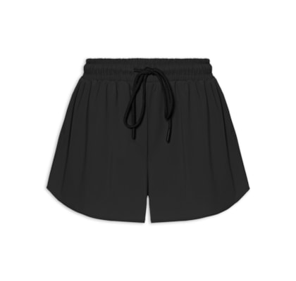 Short Feminino Fitness Solto - Preto