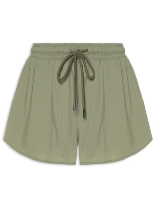 Short Feminino Fitness Solto - Verde