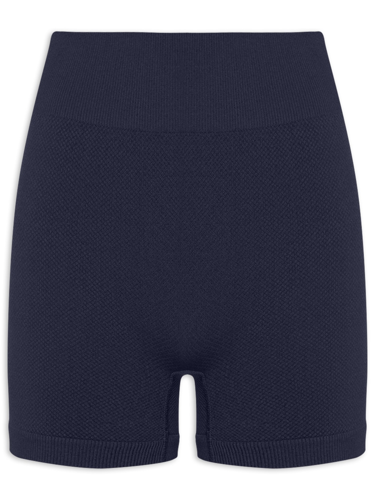 Short Feminino Fitness Texturizado Azul Basiq