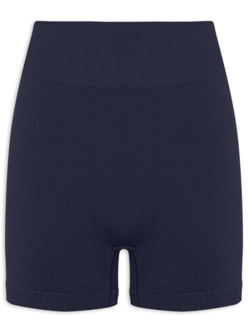 Short Feminino Fitness Texturizado - Azul