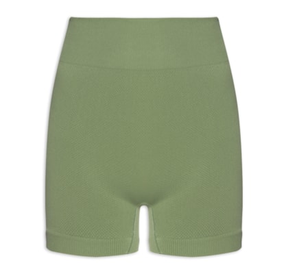 Short Feminino Fitness Texturizado - Verde