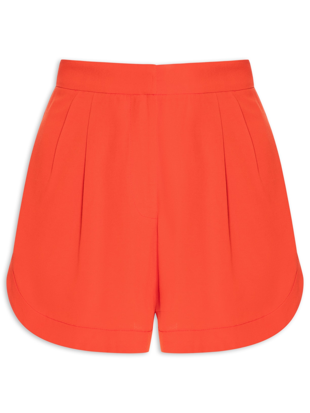 Short Feminino Fraldado - Vermelho