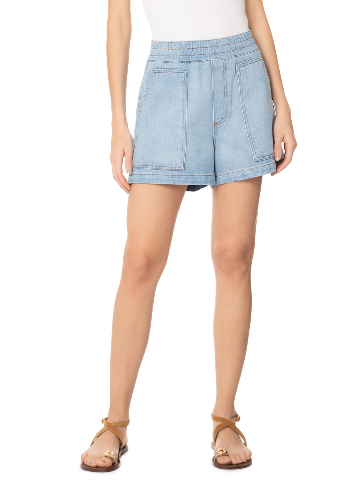 Short Feminino Frida Azul Le Lis