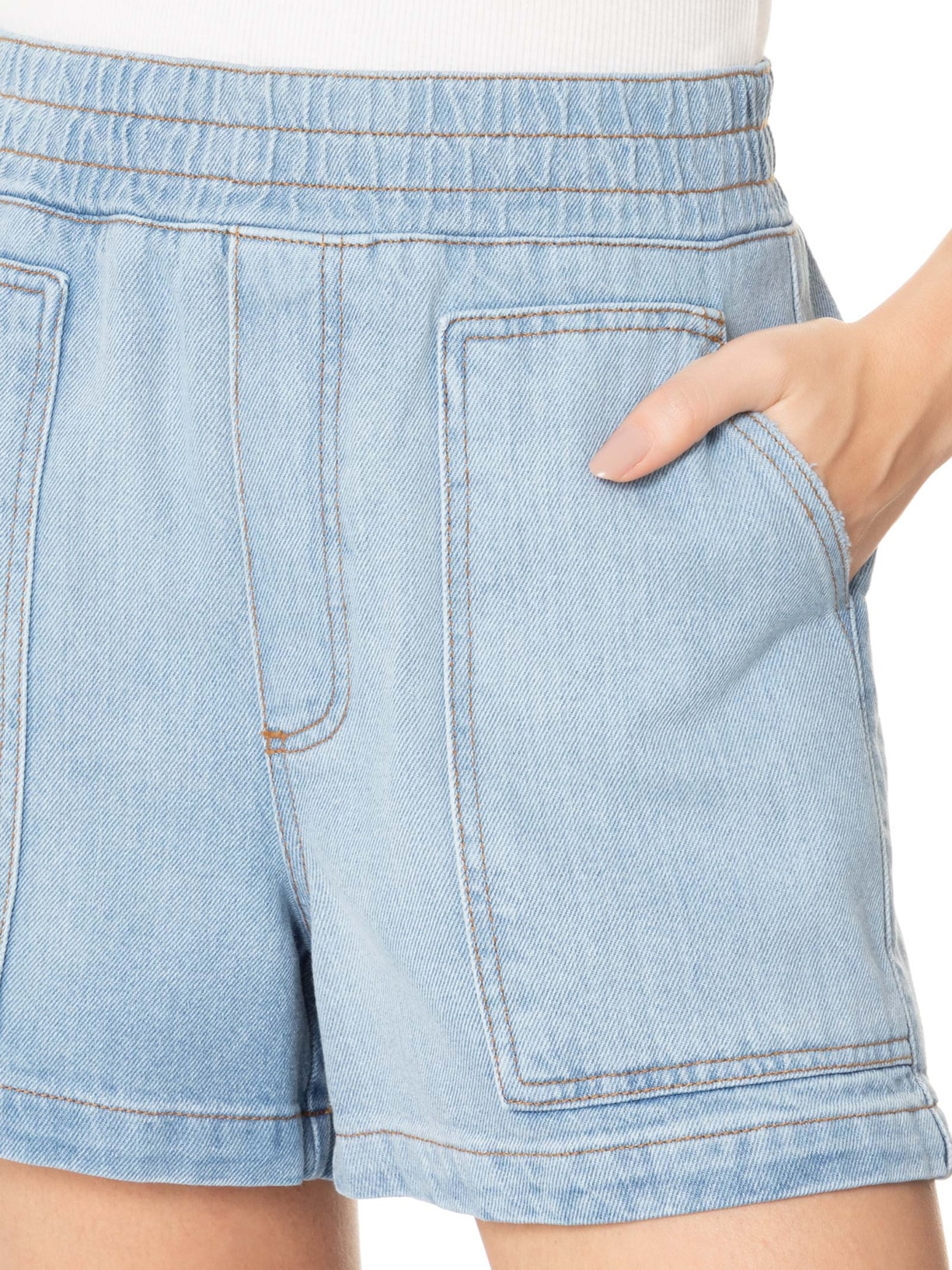 Short Feminino Frida Azul Le Lis