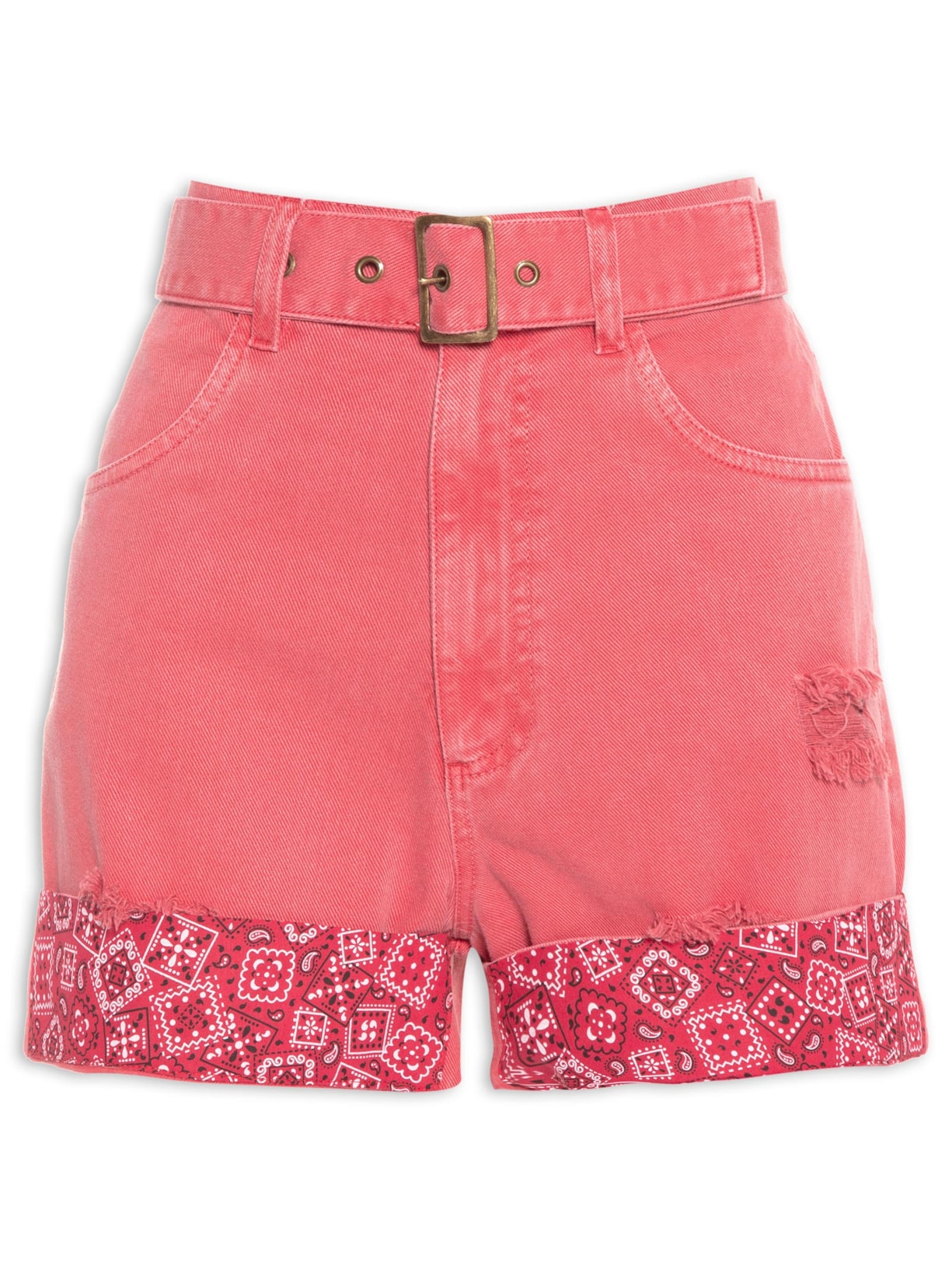Short Feminino Glass - Vermelho