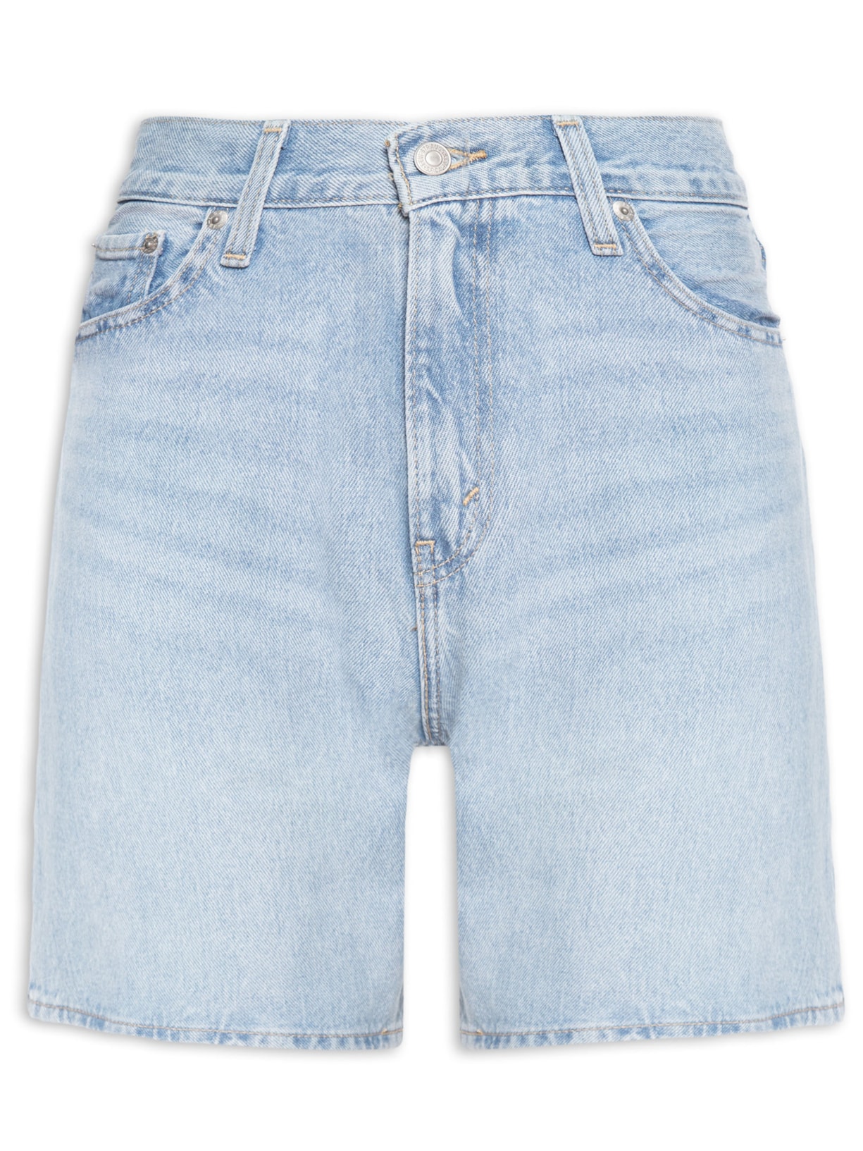 Short Feminino High Baggy Azul Levi's