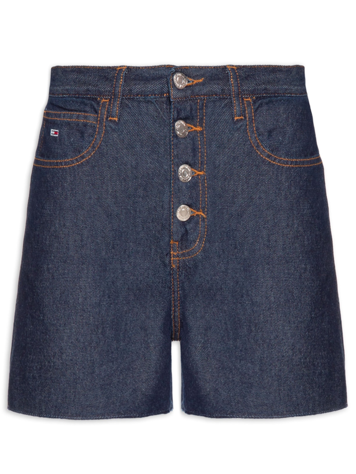 Short Feminino Hot Pant Bf Azul Tommy Jeans