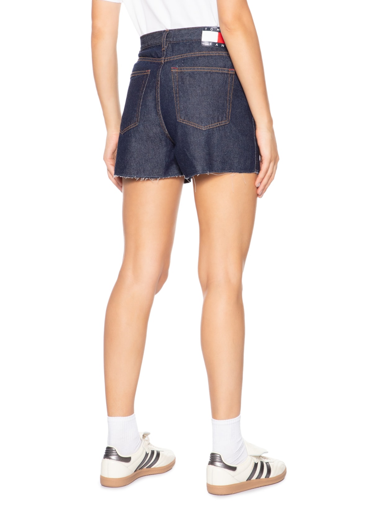 Short Feminino Hot Pant Bf Azul Tommy Jeans