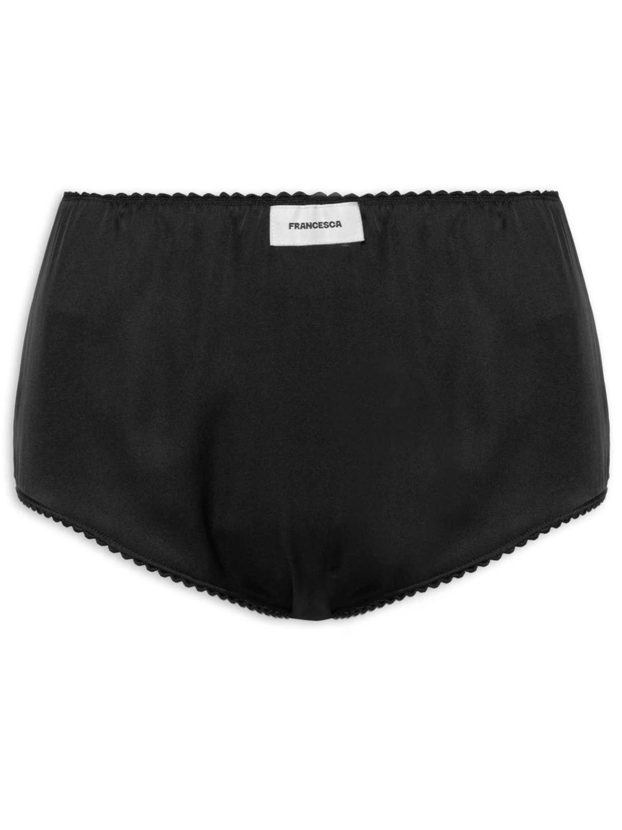 Short Feminino Hot Pant Satin - Preto