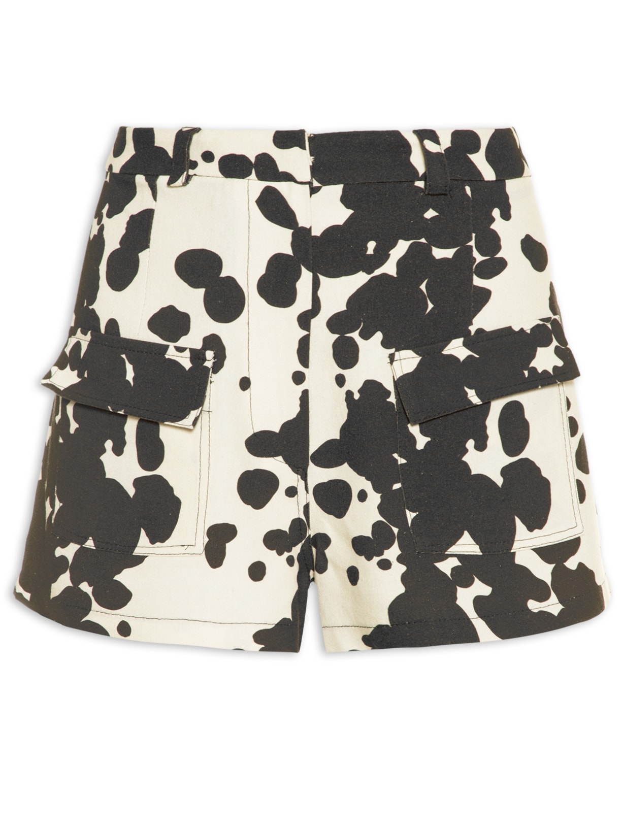 Short Feminino Hot Pant Western - Animal Print