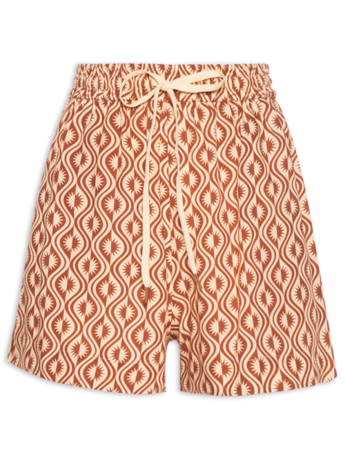 Short Feminino Itacoa - Marrom