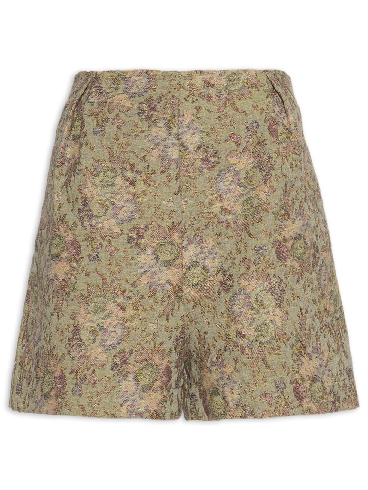 Short Feminino Jacquard - Verde