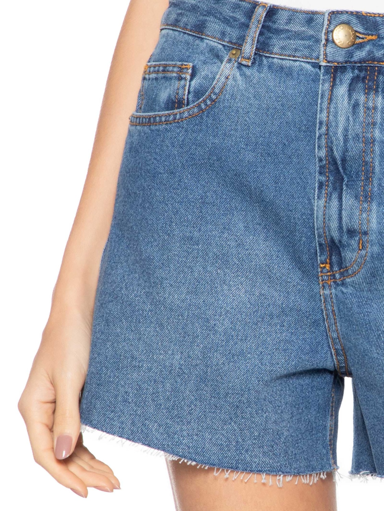 Short Feminino Jeans Antique Azul Farm
