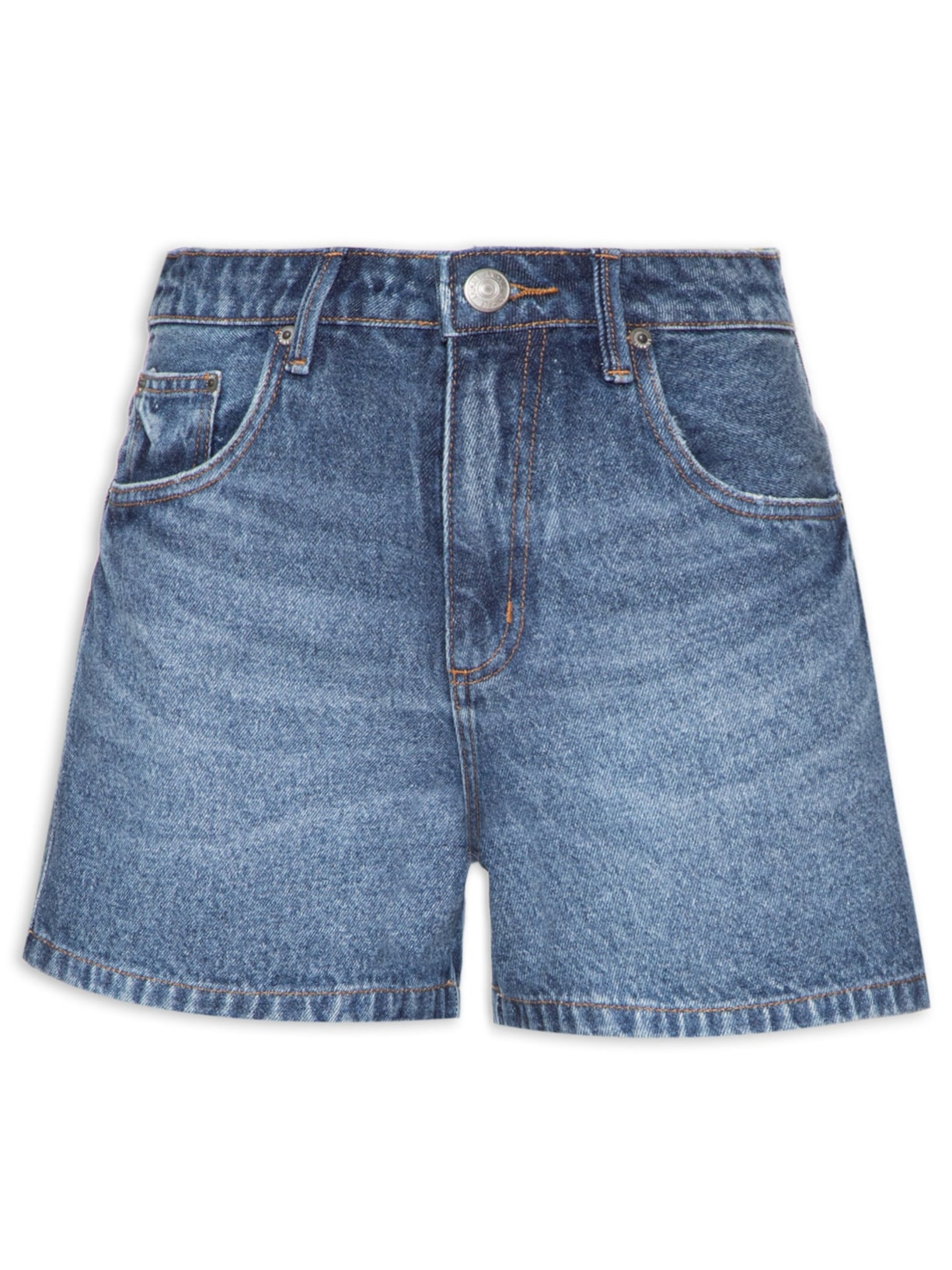 Short Feminino Jeans Basic Blue - Azul