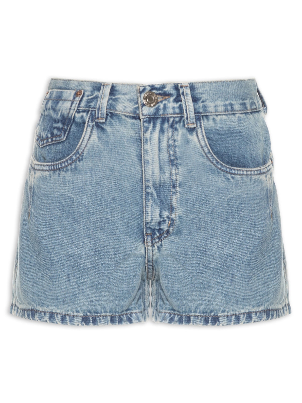 Short Feminino Jeans Basic Martingale - Azul