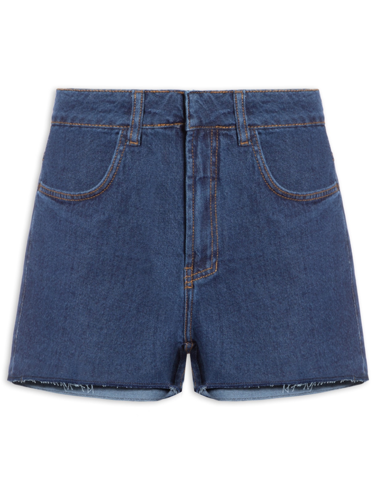 Short Feminino Jeans Básico - Azul