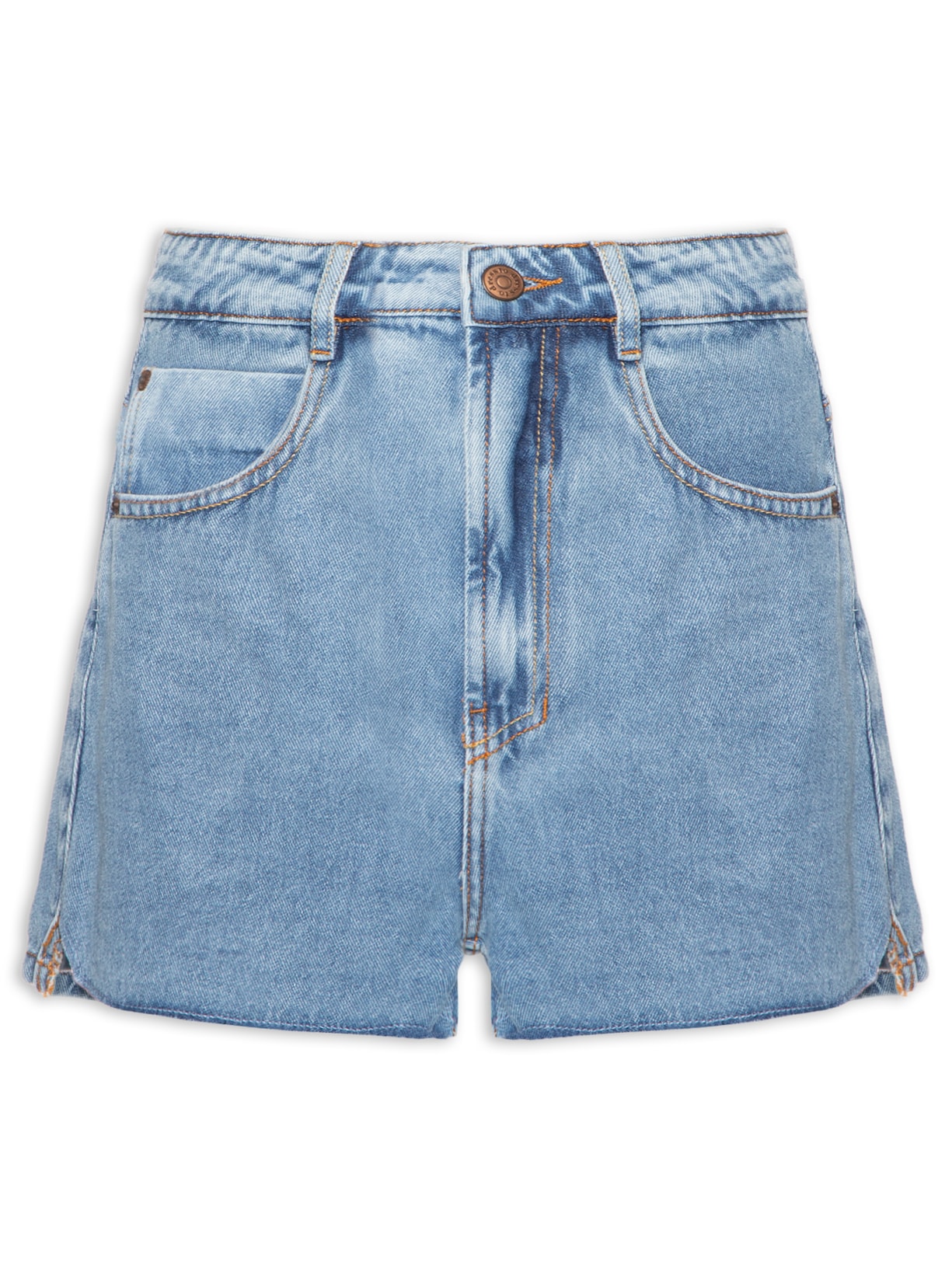Short Feminino Jeans Boyfriend - Azul