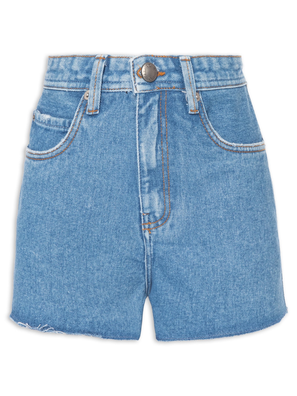 Short Feminino Jeans Cintura Alta – Azul Farm