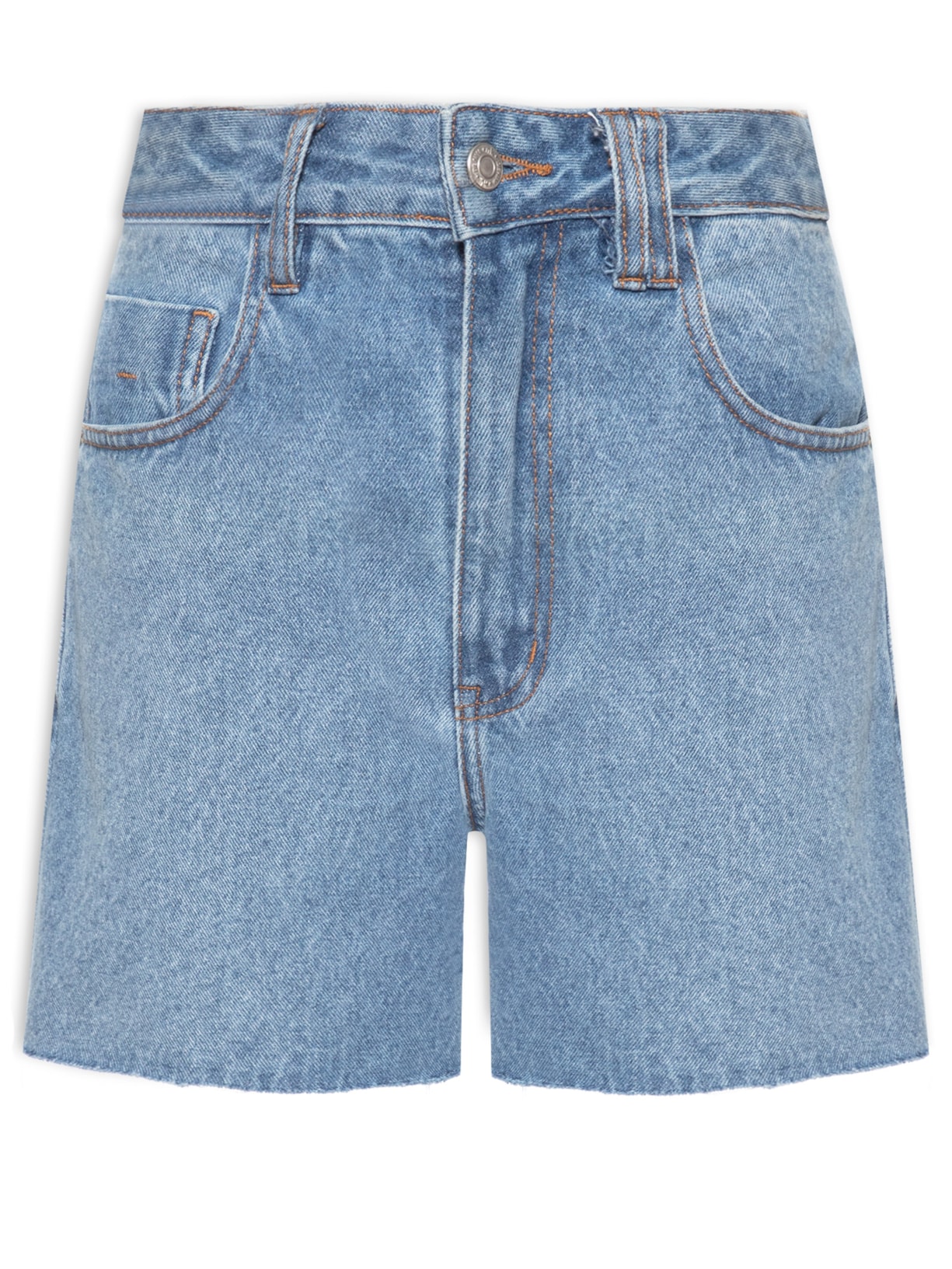 Short Feminino Jeans Fivela Marina - Azul