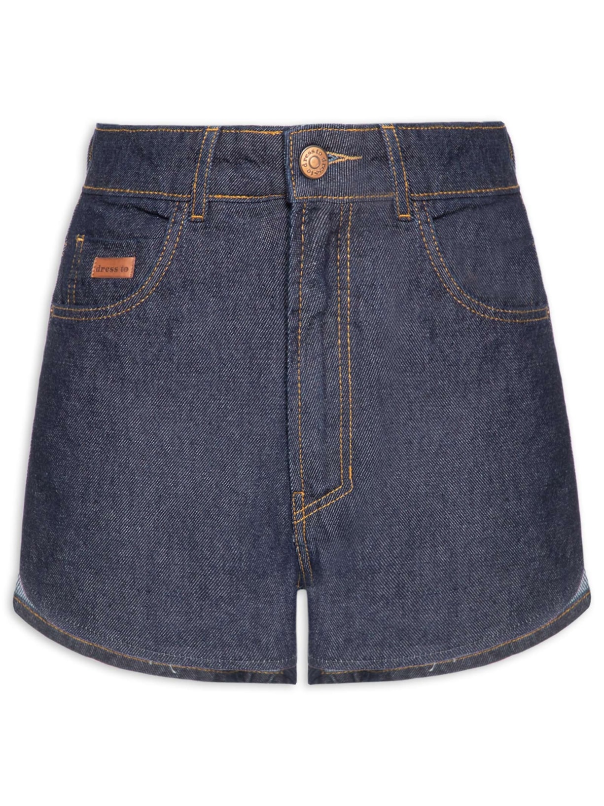 Short Feminino Jeans Intense Blue Azul Dress To