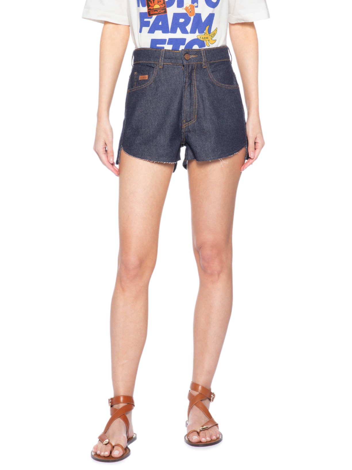 Short Feminino Jeans Intense Blue Azul Dress To